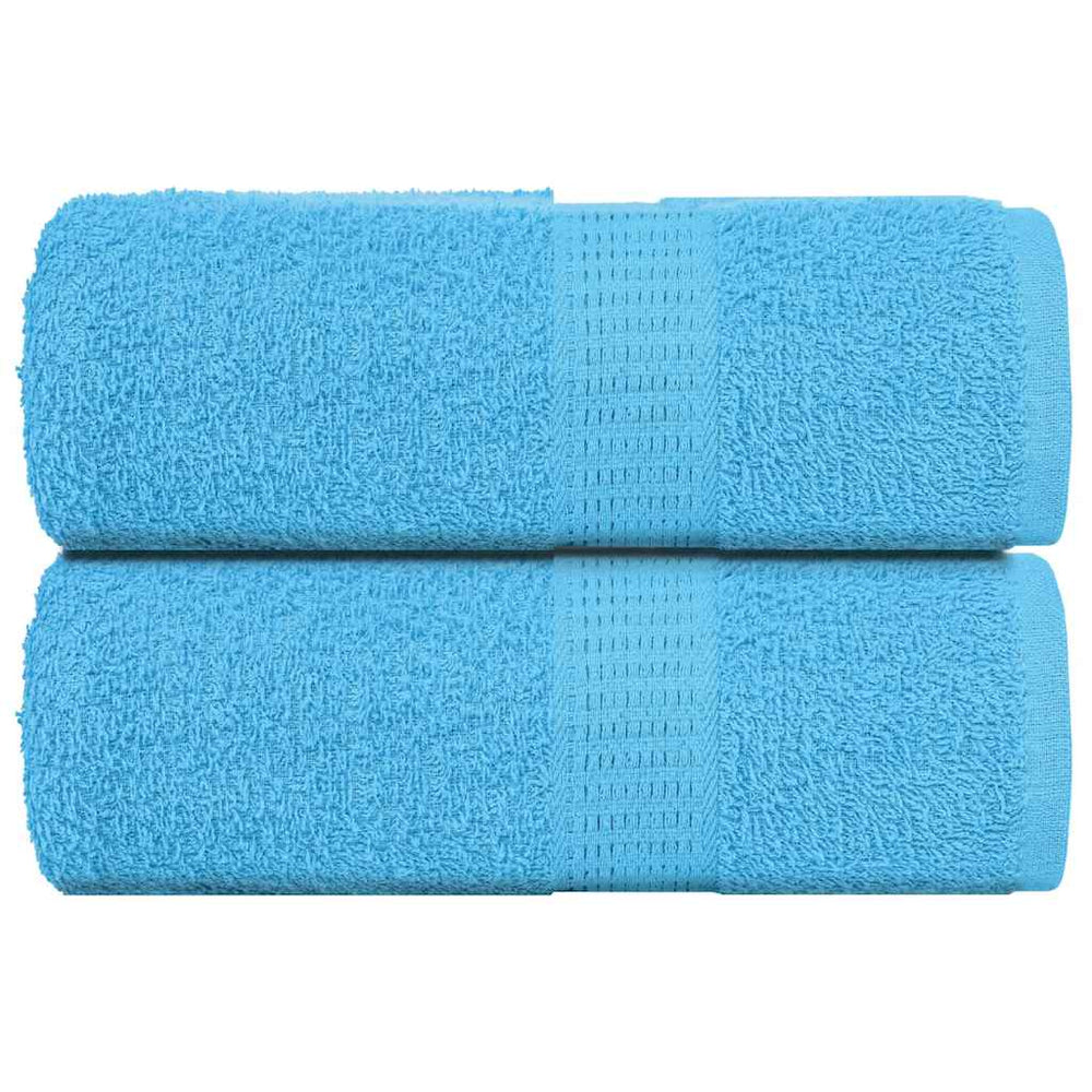 vidaXL Washcloths FROGN 2 pcs. Turquoise 30x30 cm 360 g/m²