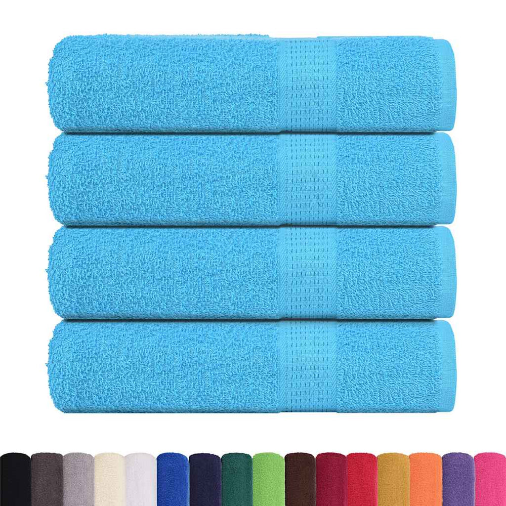 vidaXL Towels FROGN 4 pcs. Turquoise 50x100 cm 360 gsm