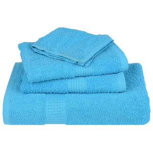vidaXL Towels FROGN 10 pcs. Turquoise 50x100 cm 360 gsm