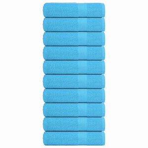 vidaXL Bath Towels FROGN 10 pcs Turquoise 100x150 cm 360 gsm
