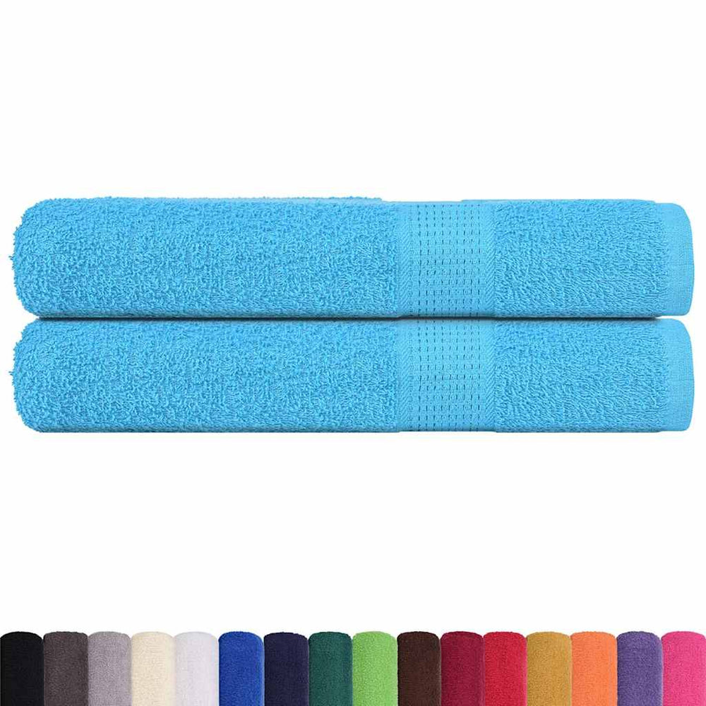 vidaXL Sauna Towels FROGN 2 pcs. Turquoise 80x200 cm 360 gsm