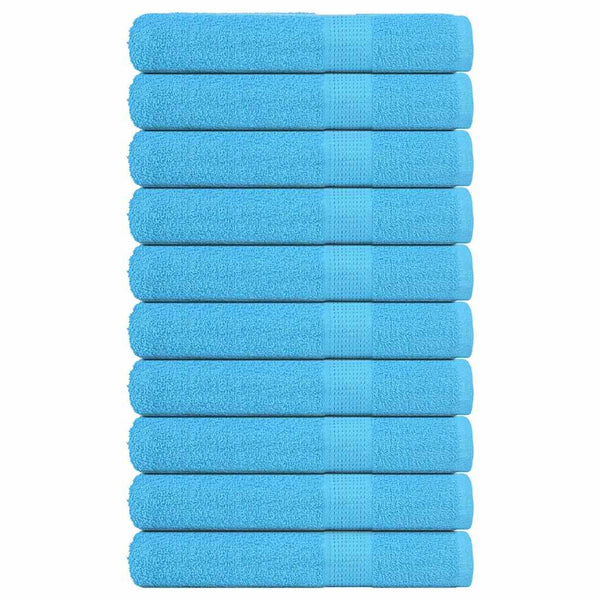 vidaXL Sauna Towels FROGN 10 pcs Turquoise 80x200 cm 360 gsm