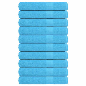 vidaXL Towels FROGN 10 pcs. Turquoise 100x200 cm 360 gsm