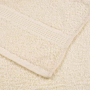 vidaXL Washcloths FROGN 10 pcs. Cream 30x30 cm 360 gsm