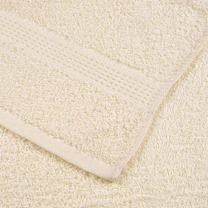 vidaXL Guest Towels FROGN 10 pcs. Cream 30x50 cm 360 g/m²
