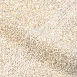 vidaXL Towels FROGN 2 pcs. Cream 50x100 cm 360 gsm