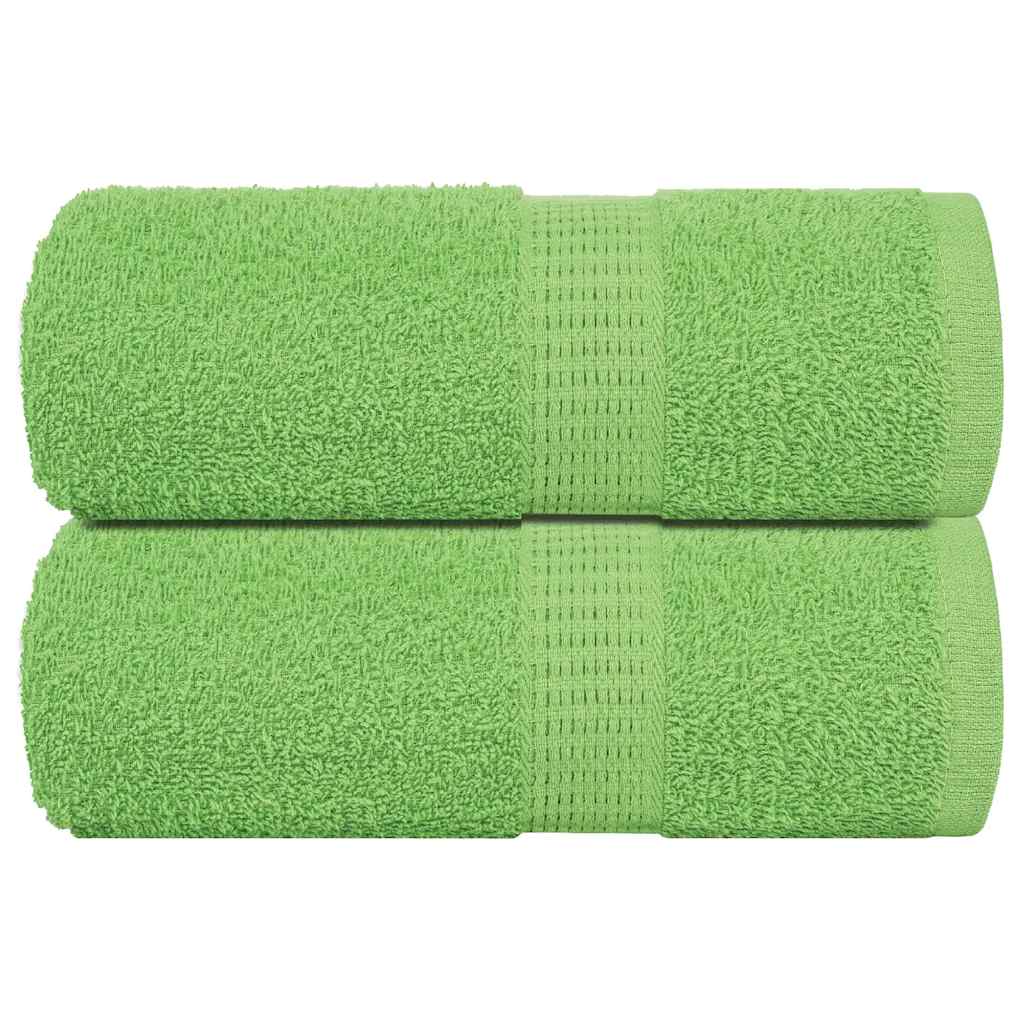 vidaXL Washcloths FROGN 2 pcs. Apple Green 30x30 cm 360 g/m²