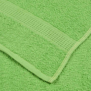 vidaXL Bath Towels FROGN 2 pcs Apple Green 100x150 cm 360 g/m²