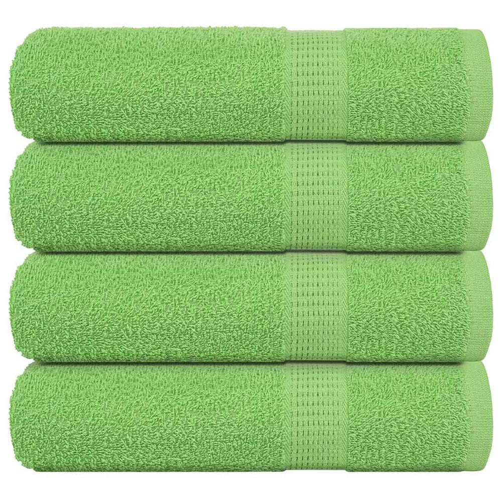 vidaXL Bath Towels FROGN 4 pcs. Apple Green 100x150 cm 360 gsm