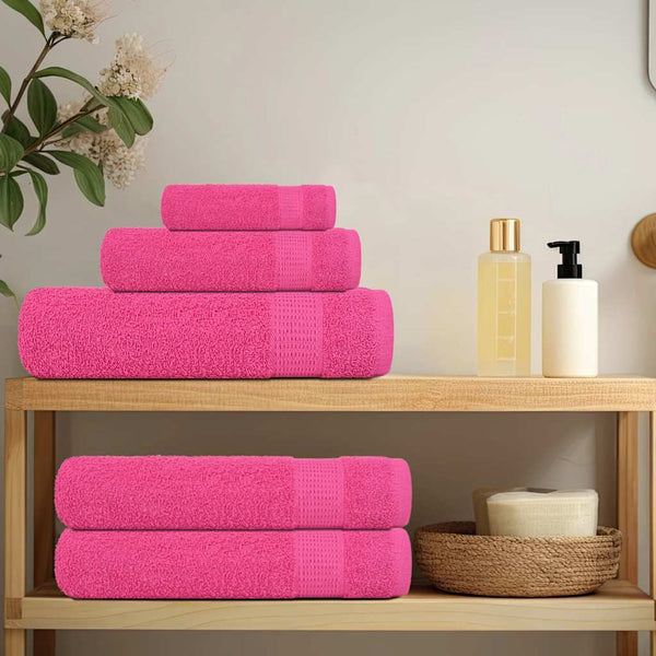 vidaXL Washcloths FROGN 10 pcs. Pink 30x30 cm 360 gsm