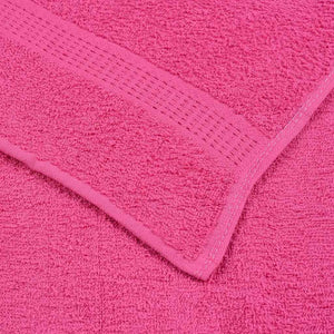 vidaXL Guest Towels FROGN 2 pcs. Pink 30x50 cm 360 gsm