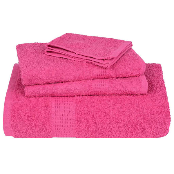vidaXL FROGN Towels 4 pcs. Pink 50x100 cm 360 gsm