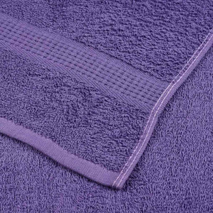 vidaXL 12-Piece Towel Set FROGN Purple 360 gsm