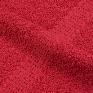 vidaXL 12-Piece Towel Set FROGN Red 360 gsm