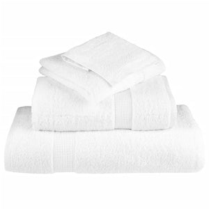 vidaXL Premium Bath Towels SOLUND 4 pcs. White 100x150 cm 600 gsm