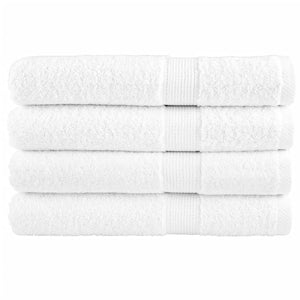 vidaXL Premium Sauna Towels SOLUND 4 pcs. White 80x200 cm 600 g/m²