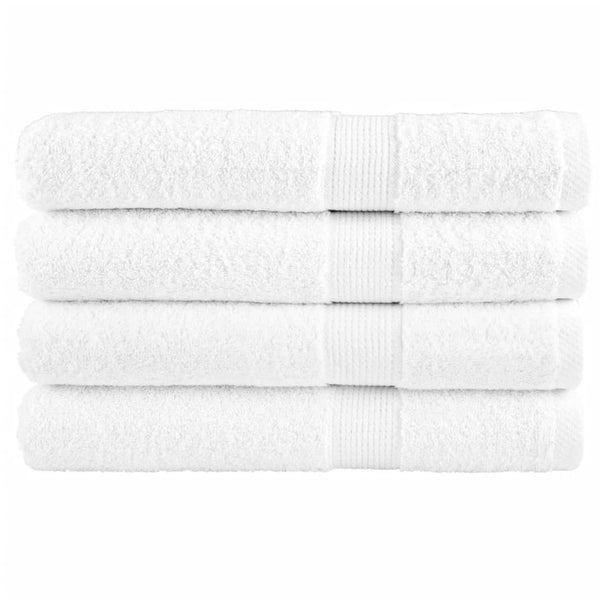 vidaXL Premium Sauna Towels SOLUND 4 pcs. White 80x200 cm 600 g/m²