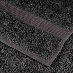 vidaXL Guest Towel SOLUND 2 pcs Anthracite 15 x 21 cm 550 gsm