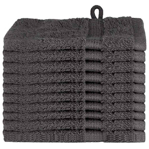 vidaXL Guest Towel SOLUND 10 pcs Anthracite 15 x 21 cm 550 gsm