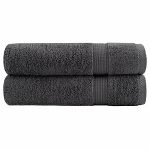 vidaXL Premium Towels SOLUND 2 pcs. Anthracite 50x100 cm 600 g/m²