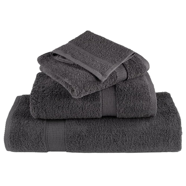 vidaXL Premium Towels SOLUND 50 pcs. Anthracite 50x100 cm 600 gsm
