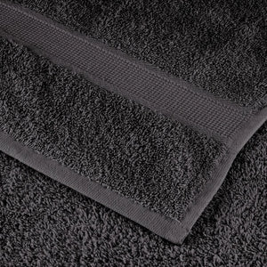vidaXL Premium SOLUND Shower Towels 10 pcs. Anthracite 70x140 cm 600 g/m²