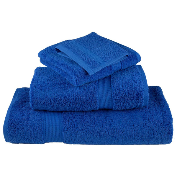 vidaXL Premium Washcloths SOLUND 10 pcs. Blue 30x30 cm 600 gsm