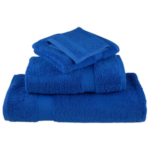 vidaXL Premium Bath Towels SOLUND 10 pcs. Blue 100x150 cm 600 gsm