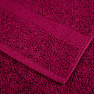 vidaXL Premium SOLUND Washcloths 4 pcs Bordeaux 30x30 cm 600 gsm