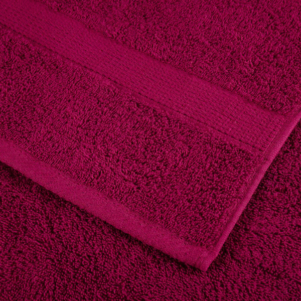 vidaXL Premium SOLUND Washcloths 4 pcs Bordeaux 30x30 cm 600 gsm