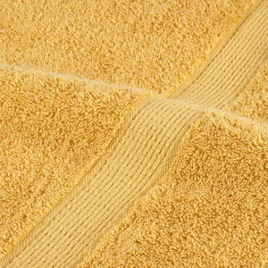 vidaXL Premium Guest Towels SOLUND 4 pcs Gold 30x50 cm 600 gsm