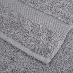 vidaXL Premium Guest Towels SOLUND 10 pcs Grey 30x50 cm 600 g/m²