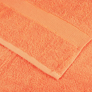 vidaXL Premium Bath Towels SOLUND 4 pcs. Orange 70x140 cm 600 gsm
