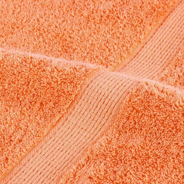 vidaXL Premium Bath Towels SOLUND 2 pcs. Orange 100x150 cm 600 gsm
