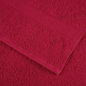 vidaXL Premium Sauna Towels SOLUND 2 pcs. Red 80x200 cm 600 gsm