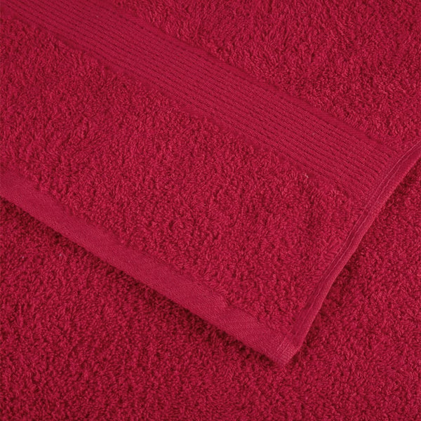 vidaXL Premium Towels SOLUND 4 pcs. Red 100x200 cm 600 gsm