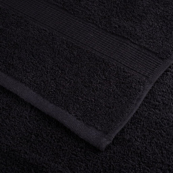vidaXL Premium Hand Towels SOLUND 4 Pieces Black 30x30 cm 600 g/m²