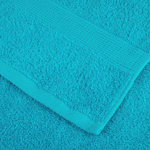 vidaXL Premium Towels SOLUND 2 pcs. Turquoise 100x200 cm 600 gsm