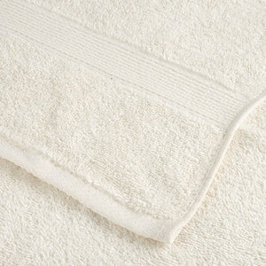 vidaXL Premium Guest Towels SOLUND 2 pcs. Cream White 30x50 cm 600 g/m²