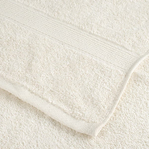 vidaXL Premium Towels SOLUND 2 pcs Cream White 50x100 cm 600 gsm