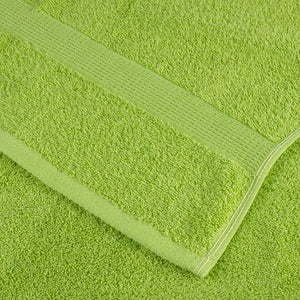vidaXL Premium Shower Towels SOLUND 2 pcs. Apple Green 70x140 cm 600 gsm