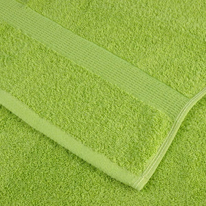 vidaXL Premium Bath Towels SOLUND 4 pcs. Apple Green 100x150 cm 600 gsm