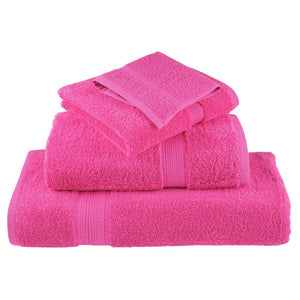 vidaXL Premium SOLUND Guest Towels 4 Pieces Pink 30x30 cm 600 gsm