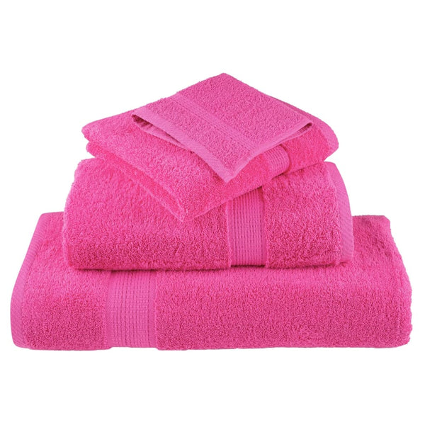 vidaXL Premium Washcloths SOLUND 10 pcs Pink 30x30 cm 600 gsm