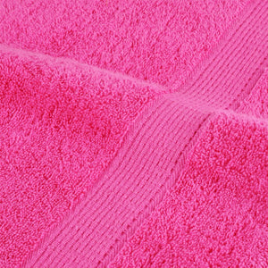 vidaXL Premium Guest Towels SOLUND 2 pcs. Pink 30x50 cm 600 gsm
