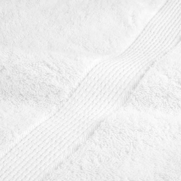 vidaXL 8-Piece Premium Towel Set SOLUND White 600 gsm