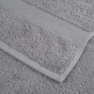 vidaXL 8-Piece Premium Towel Set SOLUND Grey 600 gsm