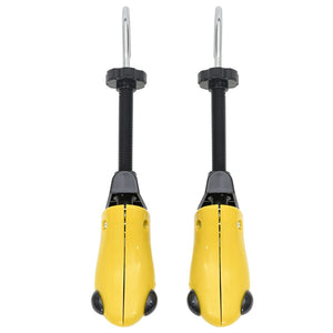 vidaXL Shoe Stretcher with Shoehorn Yellow EU 34-37 Plastic