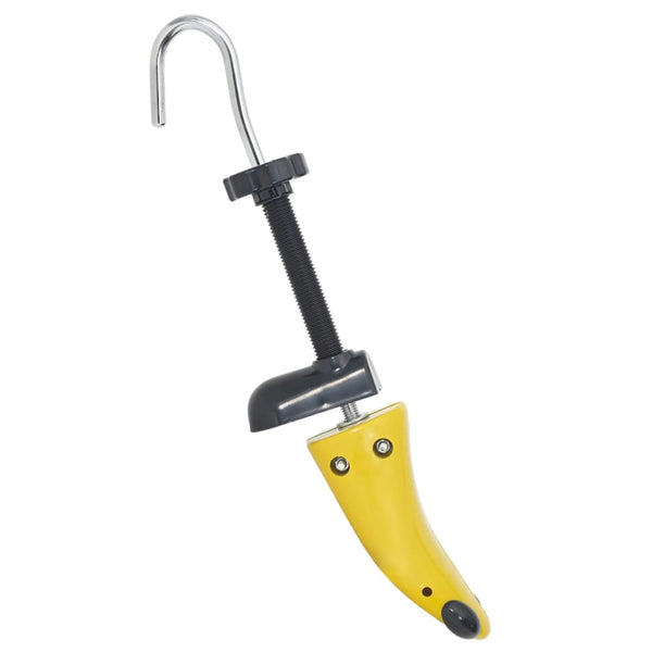 vidaXL Shoe Stretcher with Shoehorn Yellow EU 34-37 Plastic