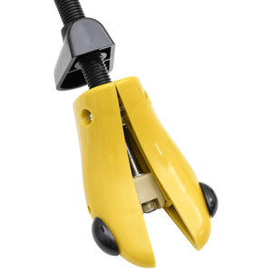 vidaXL Shoe Stretcher with Shoehorn Yellow EU 34-37 Plastic